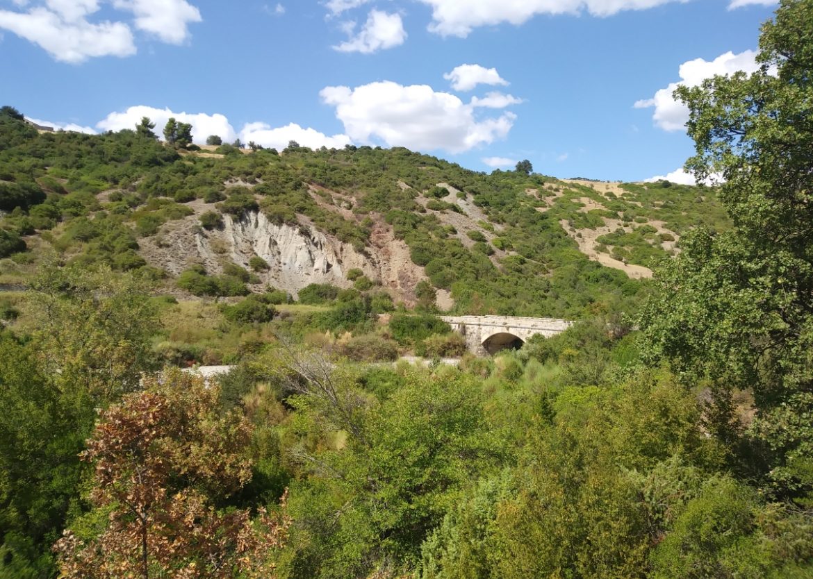 Scorcio del percorso del mio coast to coast in Basilicata