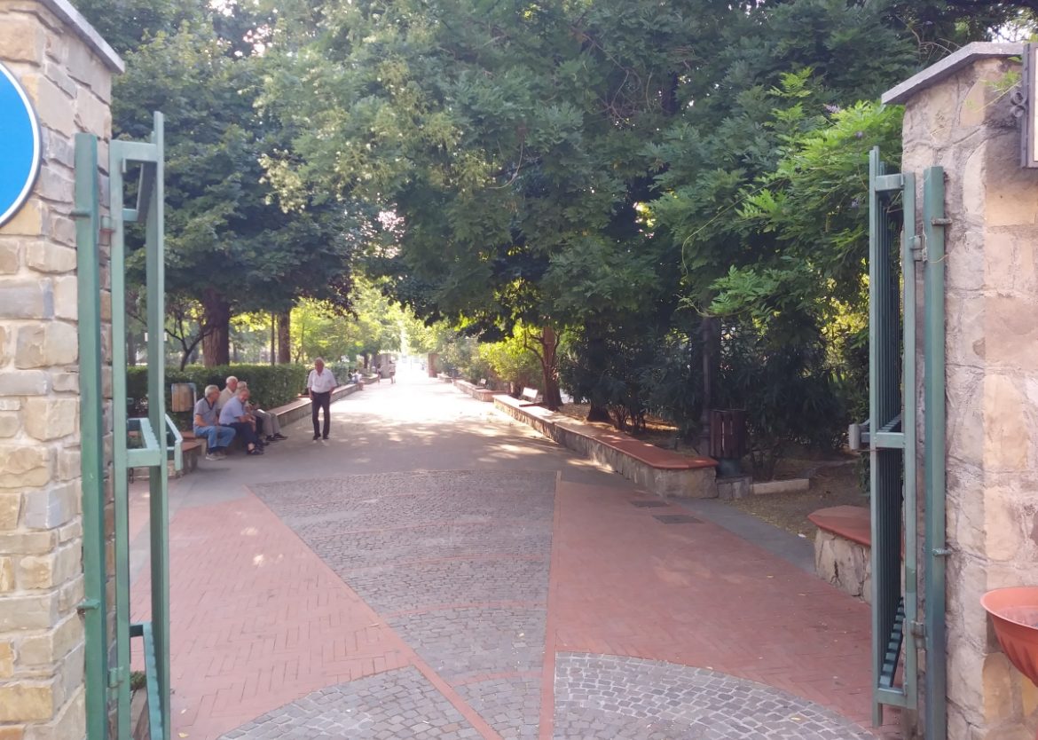 Ingresso del parco di Francavilla in Sinni