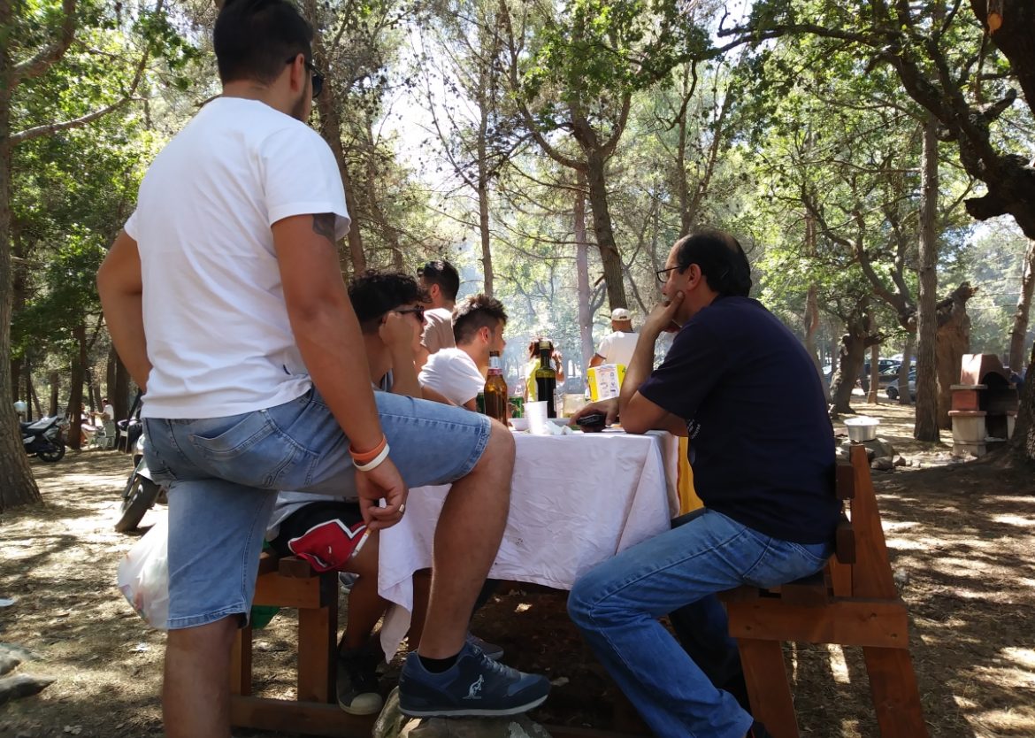 Il Ferragosto passato nel bosco vicino a Rotondella