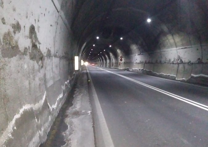 La galleria prima di San Giorgio Lucano