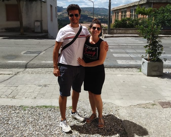 Giusy ed Egidio del B&B di San Giorgio Lucano