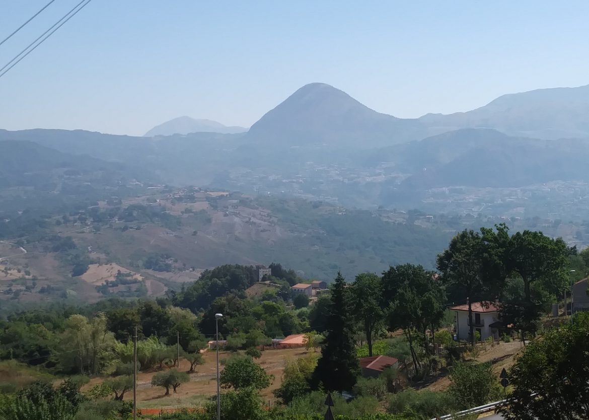 La natura della Basilicata dopo la partenza da Trecchina