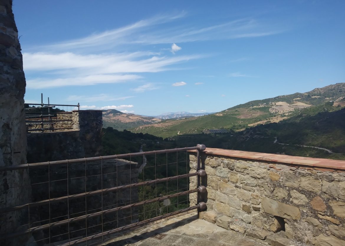 Panorama dal castello di Valsinni