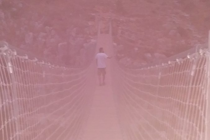 Il ponte tibetano di Matera